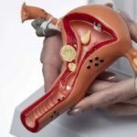 a 3d model of the reproductive organ shown by the best Gynaecologist Near Me in Lake Town